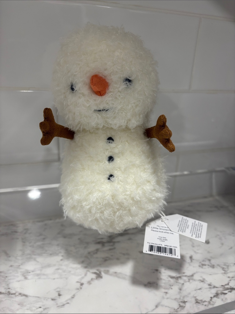 NWT Jellycat Little Snowman